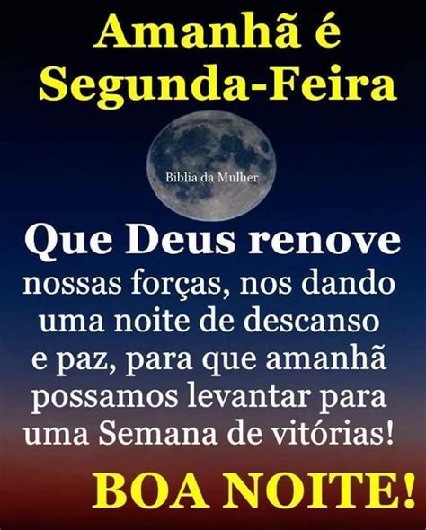 Frases De Boa Noite Amanh Segunda Feira Aben Oada Lindas