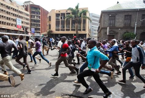 Students In Running Battles With Police In Kenya Who Use Batons And