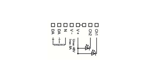 Lunatone LED Dimmer DALI 2Ch LED Dimmer 8A CV