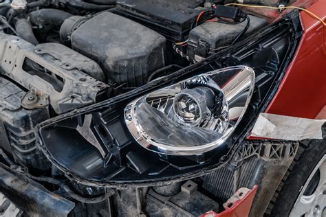 Установка LED-линз MTF в фары Hyundai Solaris / Хендай Солярис