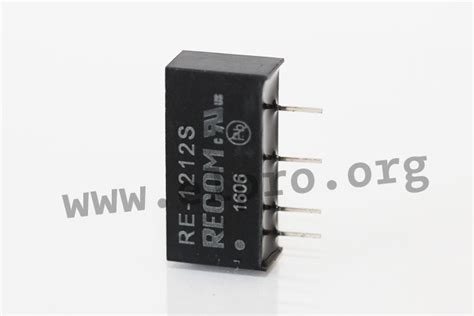 Recom Dc Dc Converters W Sil Housing Re Series Elpro Elektronik