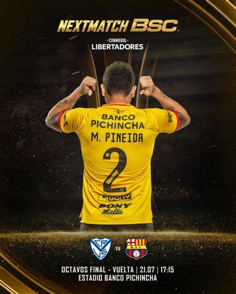 Hoy Barcelona Sc Vs Vélez Sarsfield Día Hora Y Tv Para Mirar En