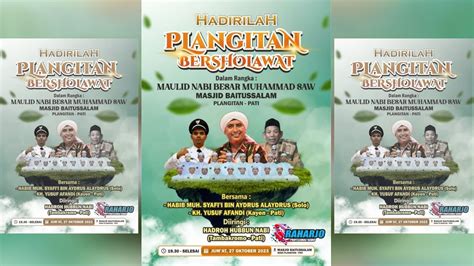 LIVE STREAMING PLANGITAN BERSHOLAWAT MAULID NABI BESAR MUHAMMAD