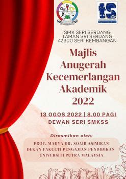 MAJLIS ANUGERAH KECEMERLANGAN AKADEMIK SMKSS 2022 Williamxander65