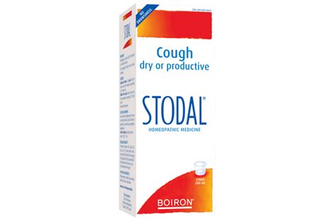 Stodal Homeopathic Cough Syrup Boiron Aaronsons Compounding Pharmacy