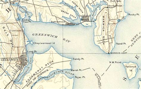 Old Rhode Island USGS Maps