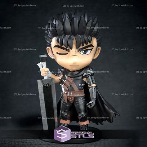 Guts Berserk Chibi Digital Sculpture | SpecialSTL