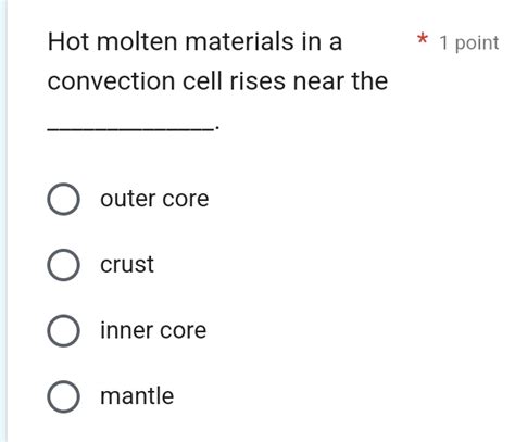 Hot Molten Materials In A Point Convection StudyX