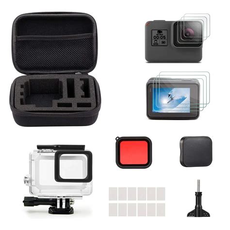 Accessories Kit for GoPro Hero 7 Black Hero 6 Hero 5 Storage Bag ...