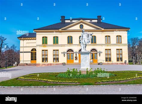 Theatre At The Grounds Of Drottningholm Palace In Sweden Stock Photo