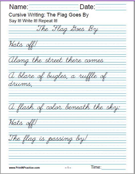 50 Cursive Writing Worksheets ⭐ Alphabet Letters Sentences Advanced