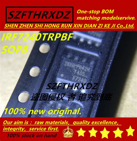 SZFTHRXDZ 100 New Original 10PCS 50PCS IRF7240TRPBF IRF7240TR F7240