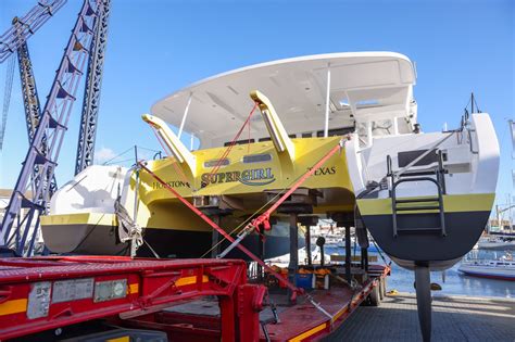 Supergirl Launches Balance Catamarans