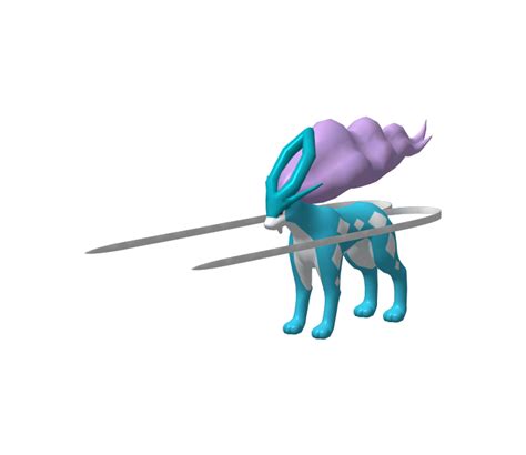 3ds Pokédex 3d Pro 245 Suicune The Models Resource