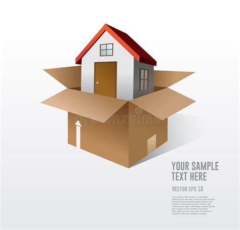 House Coming Out Box Stock Illustrations 12 House Coming Out Box