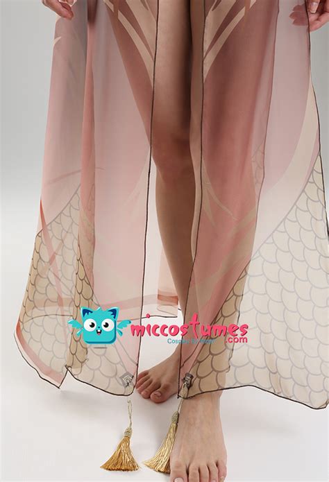 Genshin Impact Zhongli Swimsuit Halter Bikini Set With Waist Haori Cover Up Two Piece