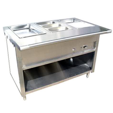 Duke E304 Aerohot Electric Hot Food Table Stationary 4 Wells 58 3 8 W Elite Restaurant