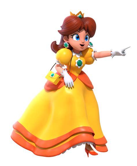 Blender Super Mario Daisy Render [2023 Remake] By Inkbennie On