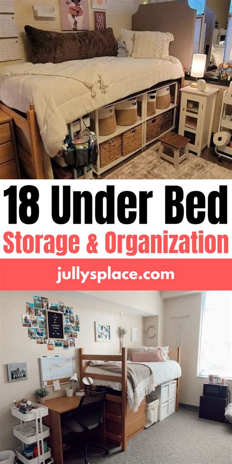 Under Bed Storage College Dorm Hacks Dorm Room Hacks College Dorm