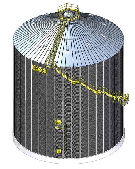Silo Aera O For Ada Becker Metal Rgica Industrial