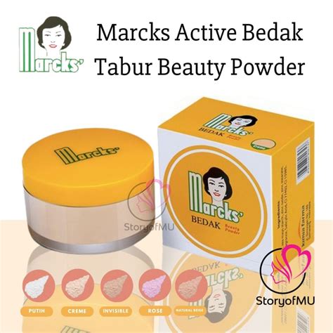 Jual BPOM MARCK S Marcks Active Bedak Tabur Beauty Powder 20g