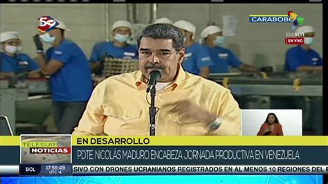 Venezuela Pdte Nicolás Maduro encabeza Jornada Productiva Vídeo