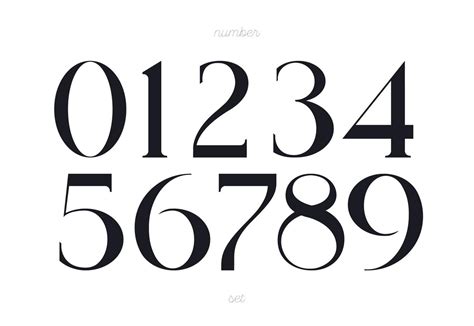 Fonte De Números Para Copiar - fonte de números elegantes em fundo branco 7654453 Vetor no Vecteezy