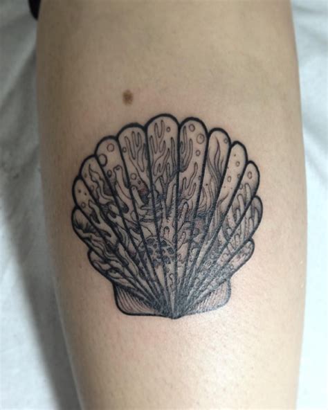 Coral Reef Seashell Tattoo Venice Tattoo Art Designs Seashell