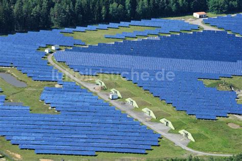 Hemau Aus Der Vogelperspektive Solarpark Hemau In Der Oberpfalz Im