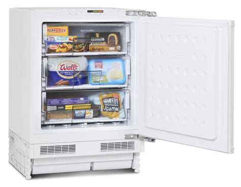 Montpellier MBUF300 60cm Wide Integrated Upright Under Counter Freezer