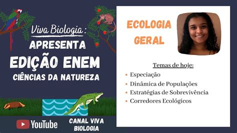 VB ENEM AULA 18 ECOLOGIA GERAL PARTE 2 QUESTÕES YouTube