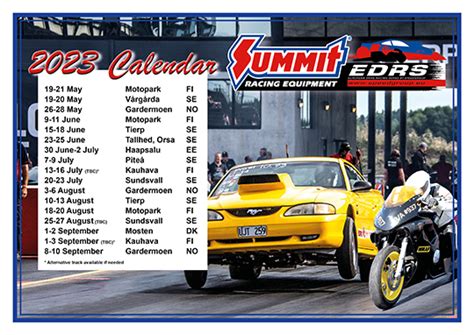 Time to make plans for 2023 racing season | Summit Racing EDRS Series