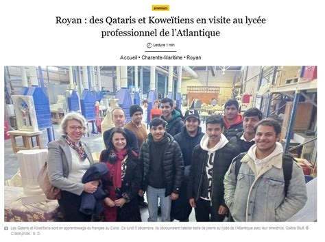 Semaine des lycées professionnels Lycée de l Atlantique Royan