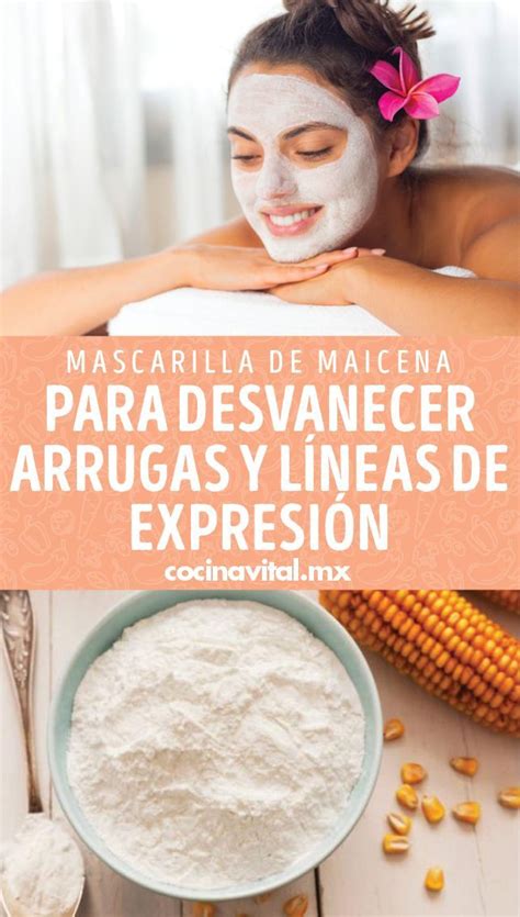 Mascarilla De Maicena Para Desvanecer Arrugas Y L Neas De Expresi N