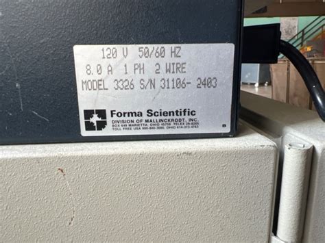 Forma Scientific Model Dual Stacked Water Jacketed Incubator For Sale