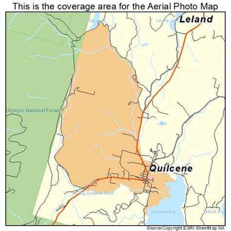 Aerial Photography Map of Quilcene, WA Washington