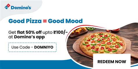 Dominos Coupon Code Flat 50 Off Niyo