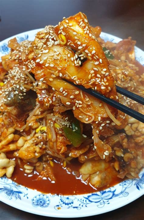 알곤이 가득 맛있는 대구뽈찜 해물찜 만들기 레시피 네이버 블로그