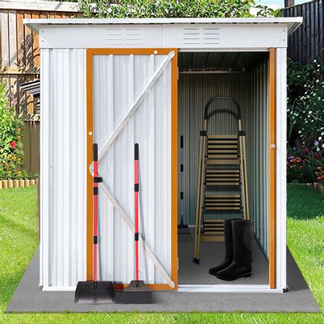 Amazon Greesum Outdoor Storage Shed All Weather Ftx Ft Metal