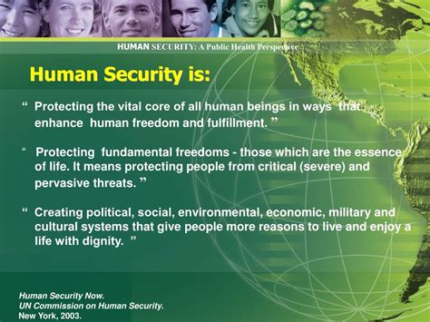 Ppt Human Security A Public Health Perspective Powerpoint