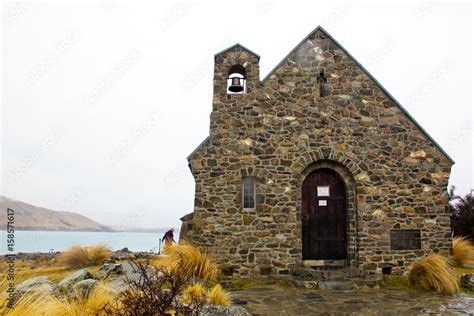 Shepherd church at Lake Tekapo Stock Photo | Adobe Stock