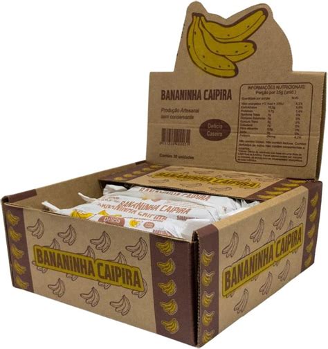 Bananinha Caipira Artesanal Display Unidades Amazon Br