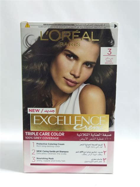 Coloration Triple Soin Excellence CrÈme 3 ChÂtain FoncÉ LorÉal Cimamarket