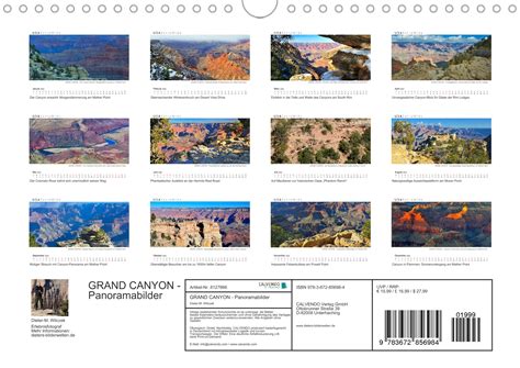 GRAND CANYON Panoramabilder CALVENDO