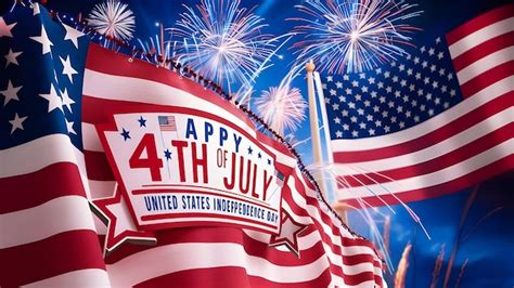 Premium Photo Happy Th Of July United States Independence Day