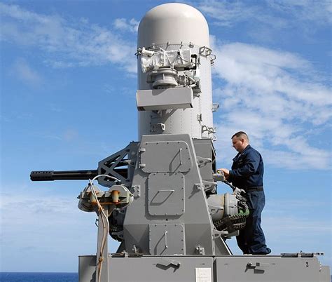 Radar Guidedrapid Firing Mk 15 Phalanx Close In Weapons System Can