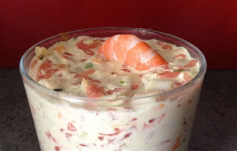 Pamplemousse Farci Crevettes Surimi Crabe Avocat Recette De