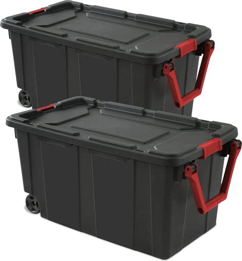 Storage Bins 40 Gallon Heavy Duty Plastic Storage Bins 2 Pack