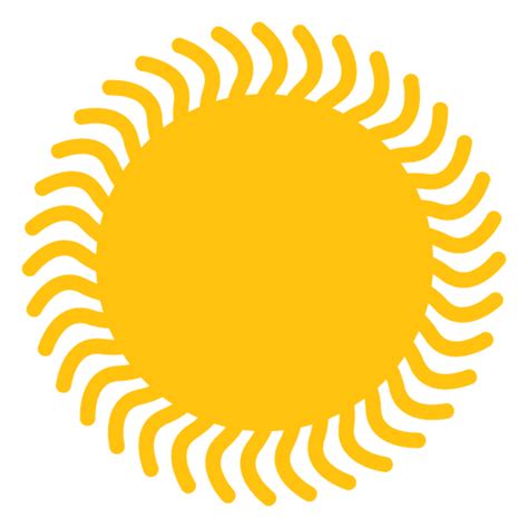 Icono De Rayos De Sol Ondulado Descargar Png Svg Transparente