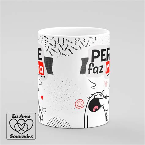 Caneca Flork Longe Faz Falta Eu Amo Souvenirs